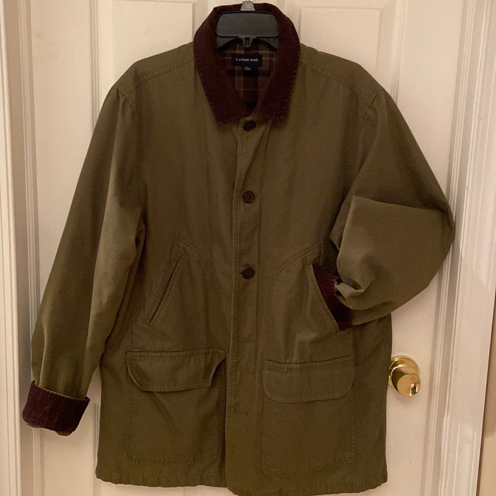 Land’s End Mens hunter green jacket